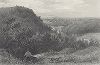 Вид на Нью-Хейвен, штат Коннектикут, со стороны возвышенности Ист-рок. Лист из издания "Picturesque America", т.II, Нью-Йорк, 1874.