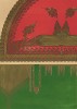 Роскошные восточные ткани из шёлка с золотым орнаментом от мастера Hardji Mardiros из Константинополя. Каталог Всемирной выставки в Лондоне 1862 года, т.2, л.118.