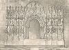 Запрестольный скульптурный экран в зале капитула Кафедрального собора Валенсии, XV век. Meubles religieux et civils..., Париж, 1864-74 гг. 
