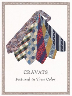 Модные в 1920-х годах галстуки фирмы Marshall Field & Co. 