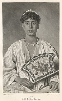 Мужской портрет работы Леопольда Мюллера. Moderne Kunst..., т. 9, Берлин, 1895 год. 