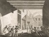 Арест Сесиль Рено в покоях Робеспьера. 22 мая 1794 г. Сесиль Рено (1774-94), дочь бумажного фабриканта, предпринимает попытку убийства Максимилиана Робеспьера. Она схвачена и 17 июня решением Революционного трибунала обезглавлена. Париж, 1804