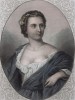 Портрет герцогини де Шатору - фаворитки Людовика XV (гравюра с оригинала Жан-Марка Натье)