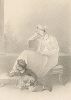 Леди (возможно, Мэри Темплтон) со своим сыном. Гравюра по рисунку сэра Томаса Лоуренса. 