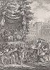 Консул Юний Брут приказывает убить своих сыновей. Лист из "Краткой истории Рима" (Abrege De L'Histoire Romaine), Париж, 1760-1765 годы
