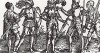 Альбрехт Дюрер. Рыцари и солдаты. Иллюстрация к "Откровениям Святой Бригитты"