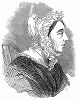 Миссис Джорджиана Дори, осуждённая в 1844 году центральным уголовным судом Лондона за подделку биржевых бумаг (The Illustrated London News №103 от 20/04/1844 г.)