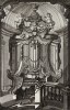 Церковный орган, украшенный античными бюстами. Johann Jacob Schueblers Beylag zur Ersten Ausgab seines vorhabenden Wercks. Нюрнберг, 1730