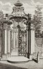 Изящные ворота, ведущие в летний сад. Johann Jacob Schueblers Beylag zur Ersten Ausgab seines vorhabenden Wercks. Нюрнберг, 1730