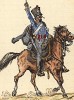 1813 г. Кавалерист полка хорватских гусар Великой армии Наполеона. Коллекция Роберта фон Арнольди. Германия, 1911-29