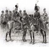 Офицеры-артиллеристы французской королевской гвардии в парадной форме образца 1824 года (из Types et uniformes. L'armée françáise par Éduard Detaille. Париж. 1889 год)