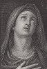 Дева Мария работы Антониса ван Дейка. Imperiale e reale Galleria Pitti illustrata, Флоренция, 1837- 42 гг.