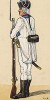1800 г. Солдат пехотного полка принца Ксавье королевства Саксония. Коллекция Роберта фон Арнольди. Германия, 1911-29