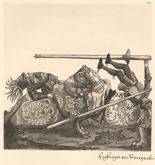 Из Freydal. Des Kaisers Maximilian I. Turniere und Mummereien (Репринт 1882 года. Вена. Лист 138)