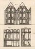 Плотницкие работы. Современные деревянные каркасные стены (Ивердонская энциклопедия. Том III. Швейцария, 1776 год)