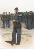 Французская морская пехота в парадной форме образца 1887 года (из Types et uniformes. L'armée françáise par Éduard Detaille. Париж. 1889 год)