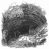 Крупнейшая пещера Великобритании в поместье Каслтон английского графства Дербишир, некоторое время служившая убежищем для бандитов (The Illustrated London News №95 от 24/02/1844 г.)