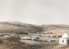 Деревня Bint-Djebai в Ливане (Le Pays d'Israel collection de cent vues prises d'après nature dans la Syrie et la Palestine par C. W. M. van de Velde. Париж. 1857 год. Лист 28)