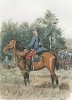 Французский гусар в 1885 году (из Types et uniformes. L'armée françáise par Éduard Detaille. Париж. 1889 год)