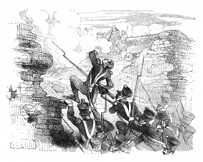21 июня 1811 года генерал Сюше атакует Тарагону, противопоставив 8-тысячному гарнизону города армию из 40 тысяч французских солдат. Histoire de l’empereur Napoléon, Париж, 1840