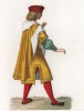 Костюм французского купца (XVI век) (лист 21 работы Жоржа Дюплесси "Исторический костюм XVI -- XVIII веков", роскошно изданной в Париже в 1867 году)