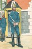 Офицер шведской гвардейской кавалерии в униформе образца 1900-10 гг. Svenska arméns munderingar 1680-1905. Стокгольм, 1911