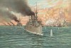 Испано-американская война 1898 года. Битва при Кавите 1 мая 1898 г. -  сражение в Манильской бухте между американской эскадрой коммодора Джорджа Дьюи и испанской эскадрой контр-адмирала Патрисио Монтехо. The United States Army and Navy… Чикаго, 1899