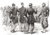 Гвардейские зуавы в 1856 году (из Types et uniformes. L'armée françáise par Éduard Detaille. Париж. 1889 год)