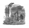 Инициал (буквица) L, предваряющий десятую главу «Истории императора Наполеона» Лорана де л’Ардеша об установлении консульского правления. Париж, 1840
