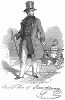 Эрнст I, первый герцог Саксен-Кобург-Готский (1784 -- 1844 гг.) -- военачальник, служивший в армии Российской империи, отец будущего принца-консорта Великобритании Альберта, супруг королевы Виктории (The Illustrated London News №93 от 10/02/1844 г.)