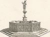 Купель пизанского баптистерия, XVI век. Meubles religieux et civils..., Париж, 1864-74 гг. 
