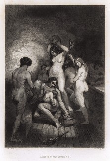 Русская баня. Les mystères de la Russie... Париж, 1845