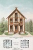 Загородный деревянный дом "с думой о Швеции" (из популярного у парижских архитекторов 1880-х Nouvelles maisons de campagne...)