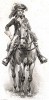 Французский ополченец эпохи революционных войн (из Types et uniformes. L'armée françáise par Éduard Detaille. Париж. 1889 год)