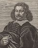 Ян Бот (1618 -- 1652) -- ведущий нидерландский живописец-пейзажист, гравер, рисовальщик и офортист. Гравюра Конрада Вауманса с оригинала Абрахама Виллартса. 