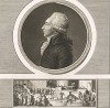 Жан-Батист-Анахарсис Клоотц (1755-94) - немецкий барон, увлекшийся идеями Французской революции, член Конвента, якобинец, имел прозвища «оратор Человечества» и «оратор санкюлотов». Обезглавлен 24 марта 1794 г. Париж, 1804
