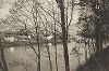 Вид с Нескучного сада на Москву-реку. Лист 148 из альбома "Москва" ("Moskau"), Берлин, 1928 год