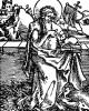 Святой Иоанн Креститель. Ганс Бальдунг Грин. Иллюстрация к Hortulus Animae. Издал Martin Flach. Страсбург, 1512