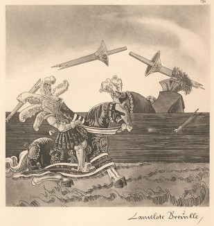 Из Freydal. Des Kaisers Maximilian I. Turniere und Mummereien (Репринт 1882 года. Вена. Лист 134)