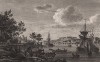 Устье реки Адер -- порт города Байонна (лист 23 из альбома гравюр Nouvelles vues perspectives des ports de France..., изданного в Париже в 1791 году)