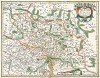 Карта герцогства Силезия в новом тщательном описании. Silesia ducatus nova et accurata desсriptio. Составлена Ян Янсониус. Амстердам, 1640