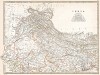 Карта Индии. India (northern sheet) из The Royal Atlas of Modern Geography Exhibiting, in a Series of Entirely Original and Authentic Maps... Картограф Александр Кейт Джонстон. Лондон, 1893