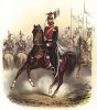 Офицер прусских гвардейских уланов в униформе образца 1870-х гг. Preussens Heer. Берлин, 1876