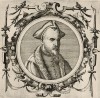 Ипполит Сальвиани (1514--1573) -- личный врач pимских пап Юлия III, Марселя II и Павла IV (лист 41 иллюстраций к известной работе Medicorum philosophorumque icones ex bibliotheca Johannis Sambuci, изданной в Антверпене в 1603 году)