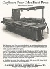 Печатный станок Клейборна, предназначенный для печати фотогравюр. 