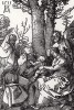 Святое семейство под деревом (гравюра Альбрехта Дюрера)