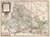 Карта графства Бове. Beauvaisis. Comitatus Belovacium. Составил Хенрикус Хондиус. Амстердам, 1635