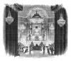15 декабря 1840 г. Гроб с телом Наполеона установлен в соборе Дома Инвалидов для похоронной церемонии. Histoire de l’empereur Napoléon, Париж, 1840