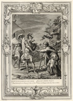 Финей (лист известной работы "Храм муз", изданной в Амстердаме в 1733 году)