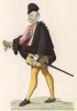 Пожилой господин из Испании (XVI век) (лист 53 работы Жоржа Дюплесси "Исторический костюм XVI -- XVIII веков", роскошно изданной в Париже в 1867 году)
